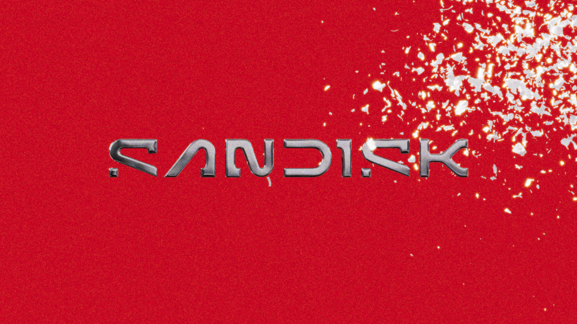 01 SANDISK LOGO SIZZLE 40s horizontal (0-00-37-18)